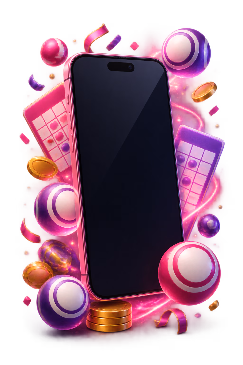 Lippy Bingo App and Mobile Play illustration