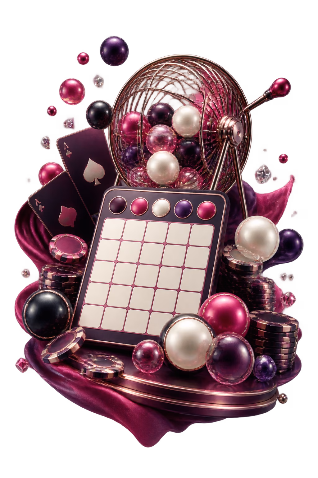 Lippy Bingo Games: Bingo, Slots and Casino illustration