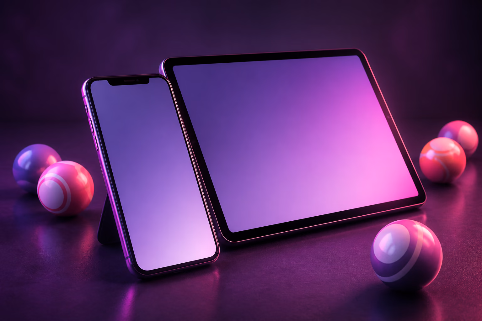 Lippy Bingo mobile web illustration